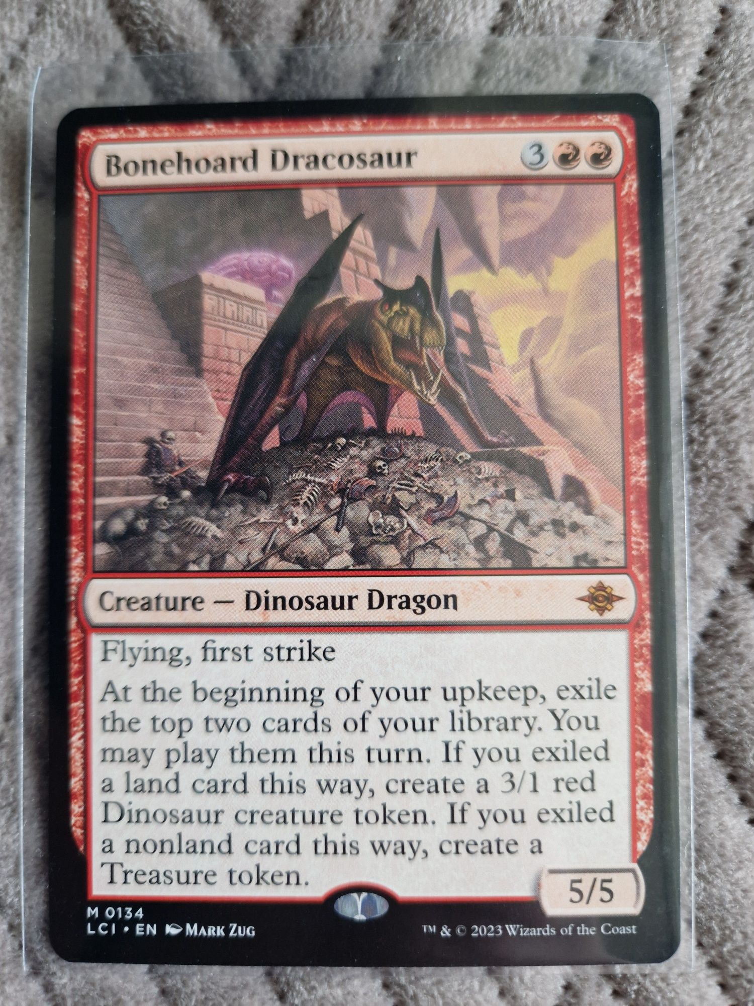 Magic the gathering mtg Bonehoard Diacosaur