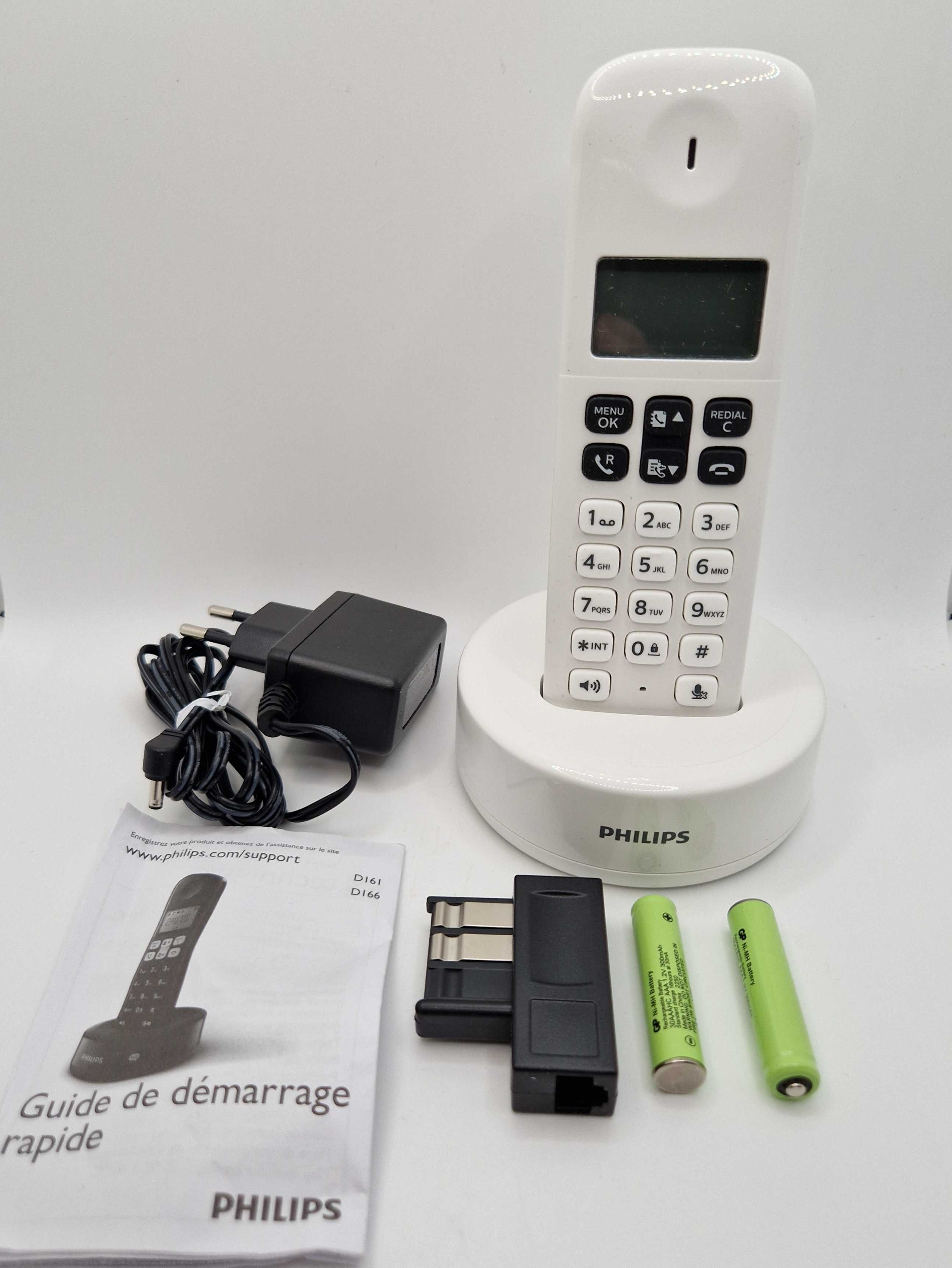 Telefon bezprzewodowy Philips D1611W/34