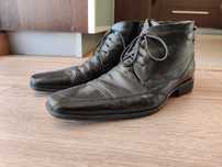 Buty Badura 41 sztyblety botki eleganckie do garnituru skóra