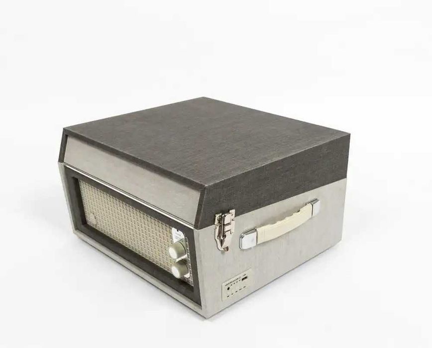 Leitor de vinil / gira-discos GPO Bermuda Creme / Cinzento