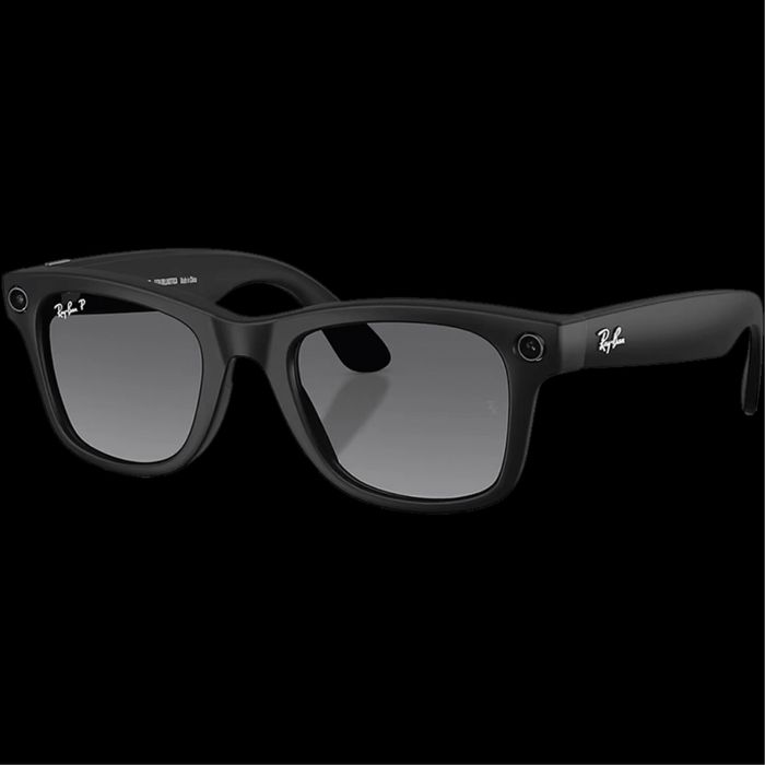 Ray-Ban Meta Wayfarer [Gen 2] Standard Matte Black / Clear Lenses