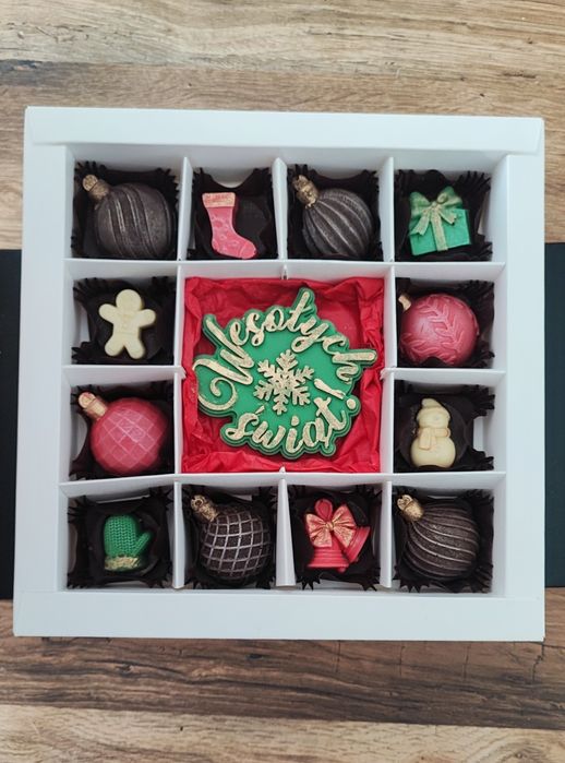 Czekolada zestaw box boże narodzenie święta prezent dla klientów