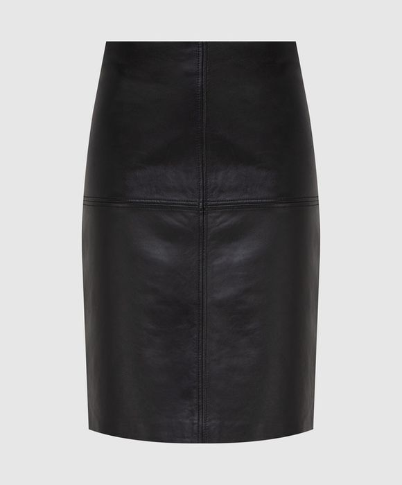Юбка max mara кожа М
