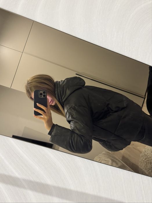 Куртка zara шкіряна, вдягалася пару раз, стан новий