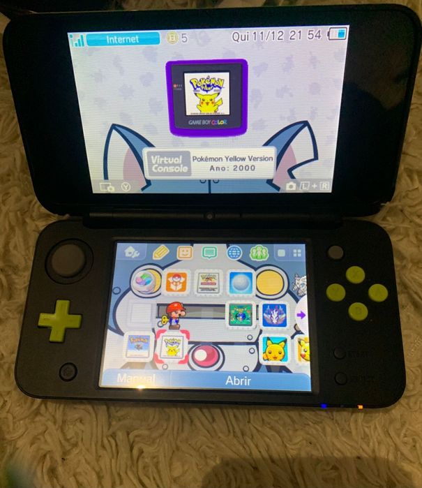 Nintendo 3DS com jogos