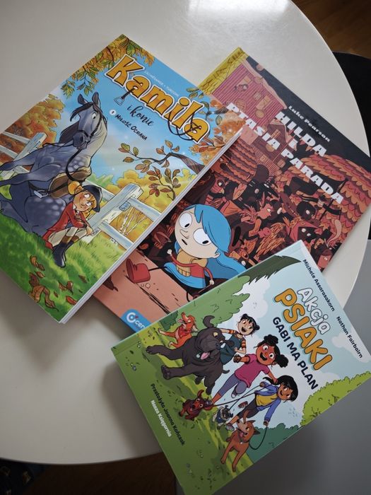 Zestaw 3 komiskow dla dzieci.