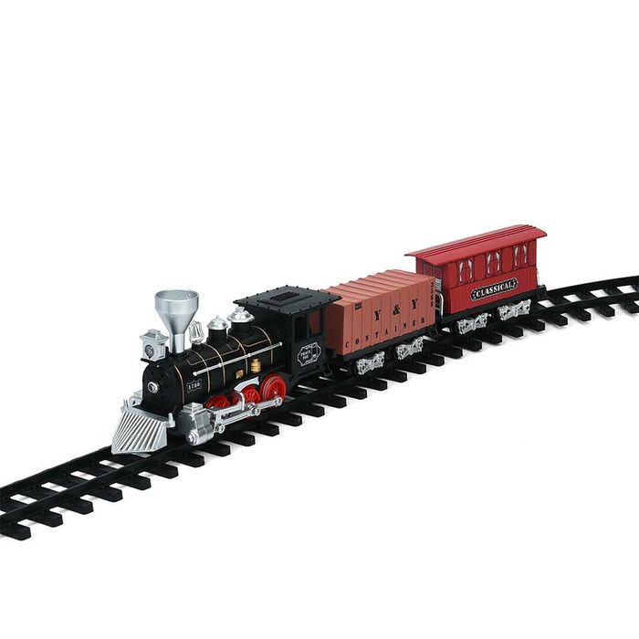 Игрушка детская железная дорога Metr+ YY-129 свет длина 87 см