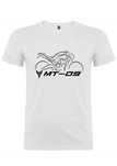 T-shirt Yamaha MT-09 moto perfil