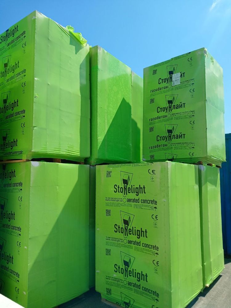 Газобетон/газоблок/піноблок Стоунлайт
