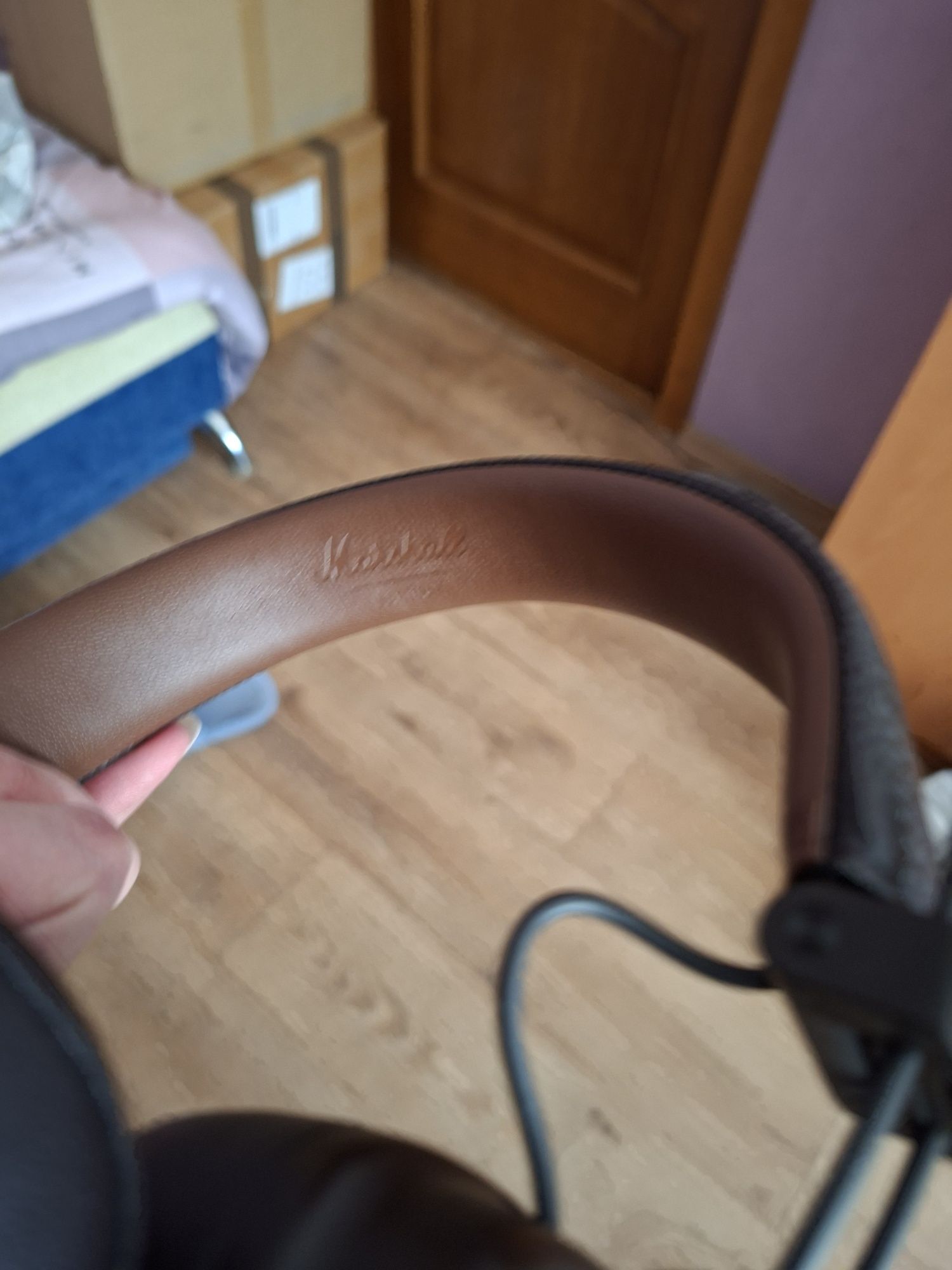 Навушники накладні бездротові Marshall Major IV Bluetooth Brown (Б/У)