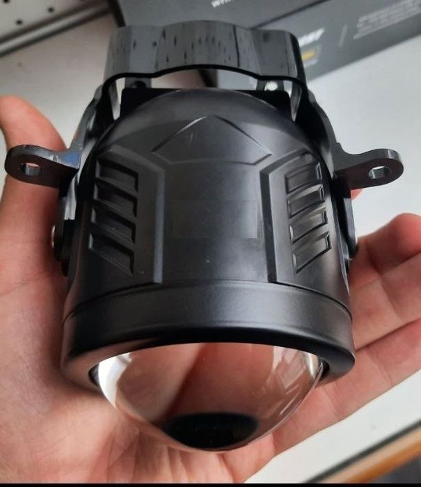 ФОТО! лед лінза універсальна ЛЕД LED ближній моно линза птф туманки