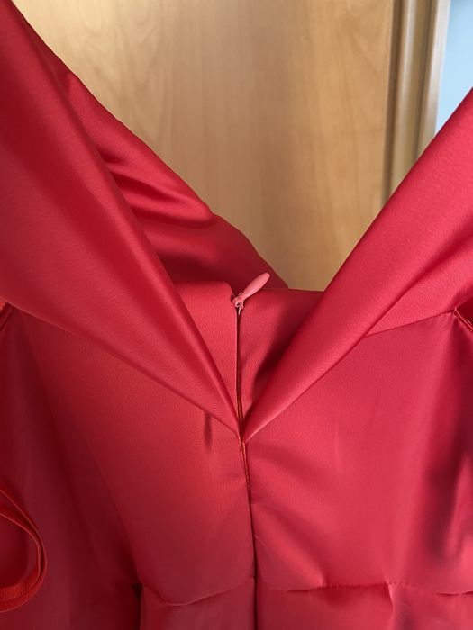 Vestido cetim vermelho