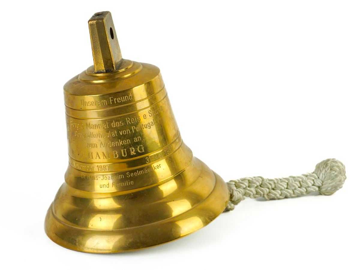 Sino em Bronze com Dedicatória