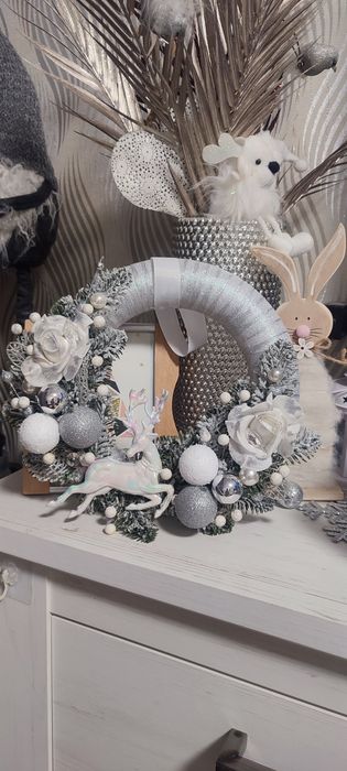 Новогодний венок декор новый год, новорічний вінок декор новий рік