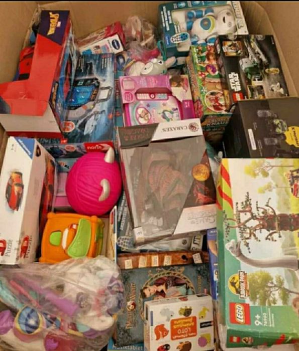 Karton Zabawek Mix 150PLN Nowe Lego Hobbit Star Wars Barbie Puzzle