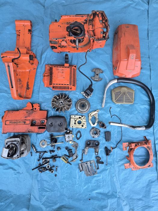 Pila spalinowa Husqvarna 154,254 czesci oryginal używane