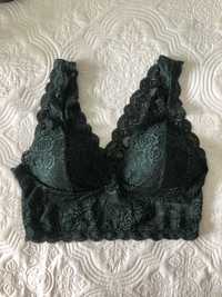 Bralette verde M - Only