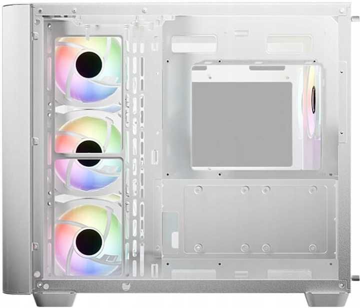 Obudowa Pc Lc-power 8001w Argb Atx Biała – Szklany Panel, Usb-c