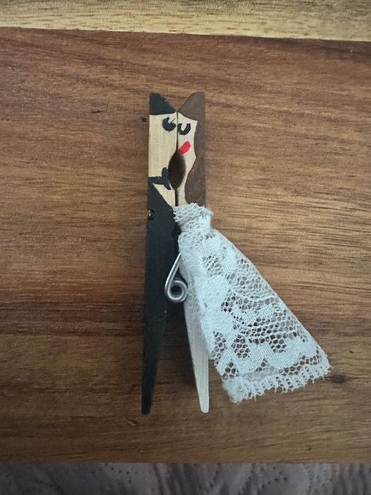 Spinacze Młoda Para Handmade, podziękowania dla gości.