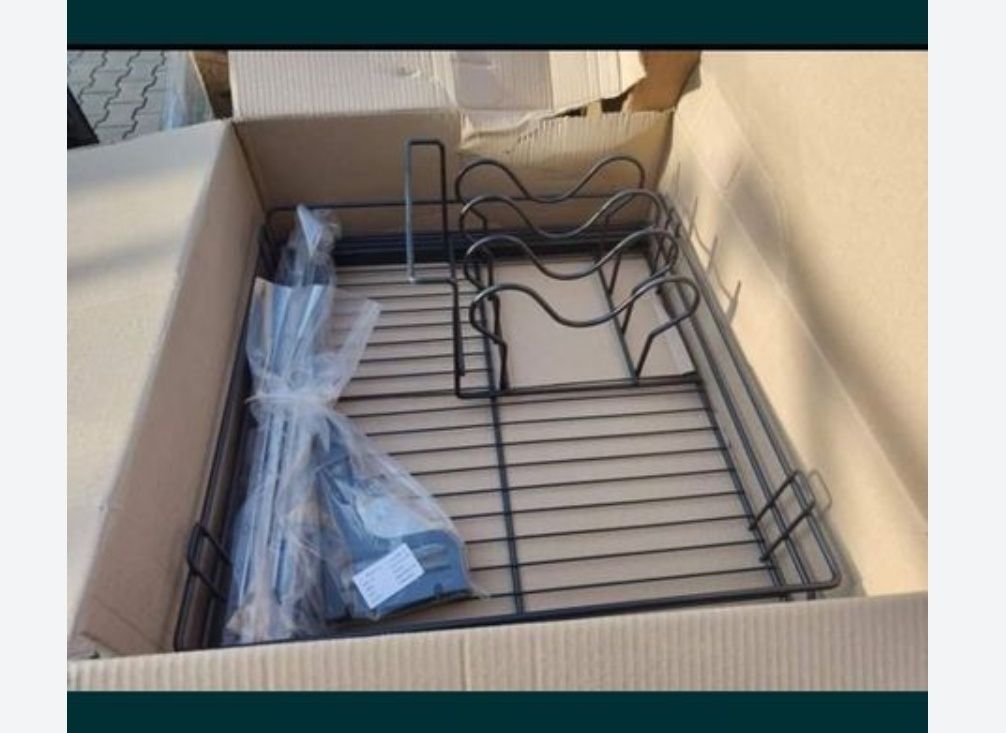Kosz cargo wysuwany go szafki 60 patelnia garnki