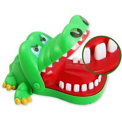 Игрушка игра крокодил дантист с зубами (закрывается рот) для семьи