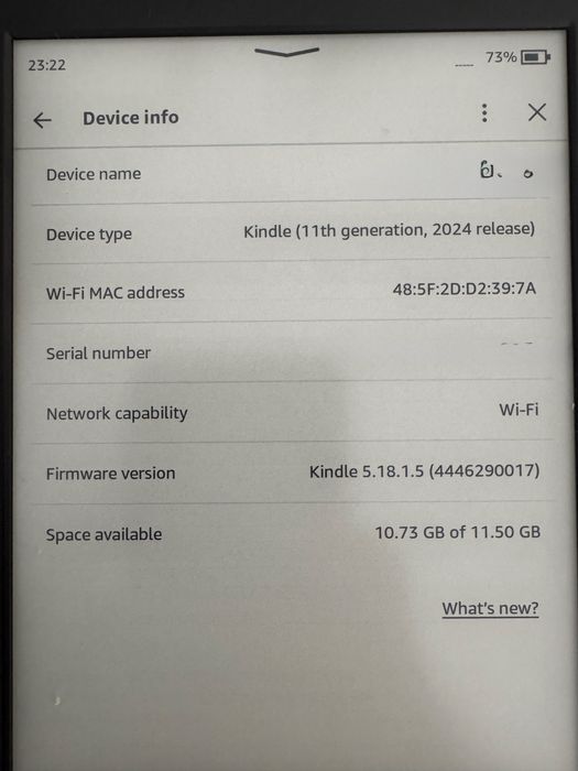 Kindle 11 geracao 2024
