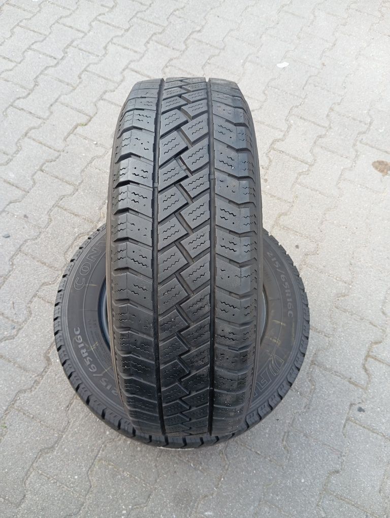 2szt zimówki Fulda trac 215/65/16C gumy 7-7,5