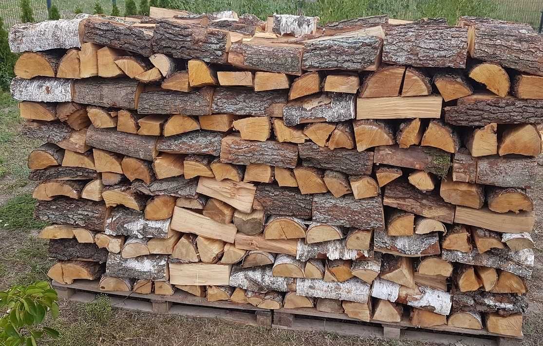 Drewno Kominkowe - Opałowe (Mieszanka Liściasta) Olcha-Brzoza