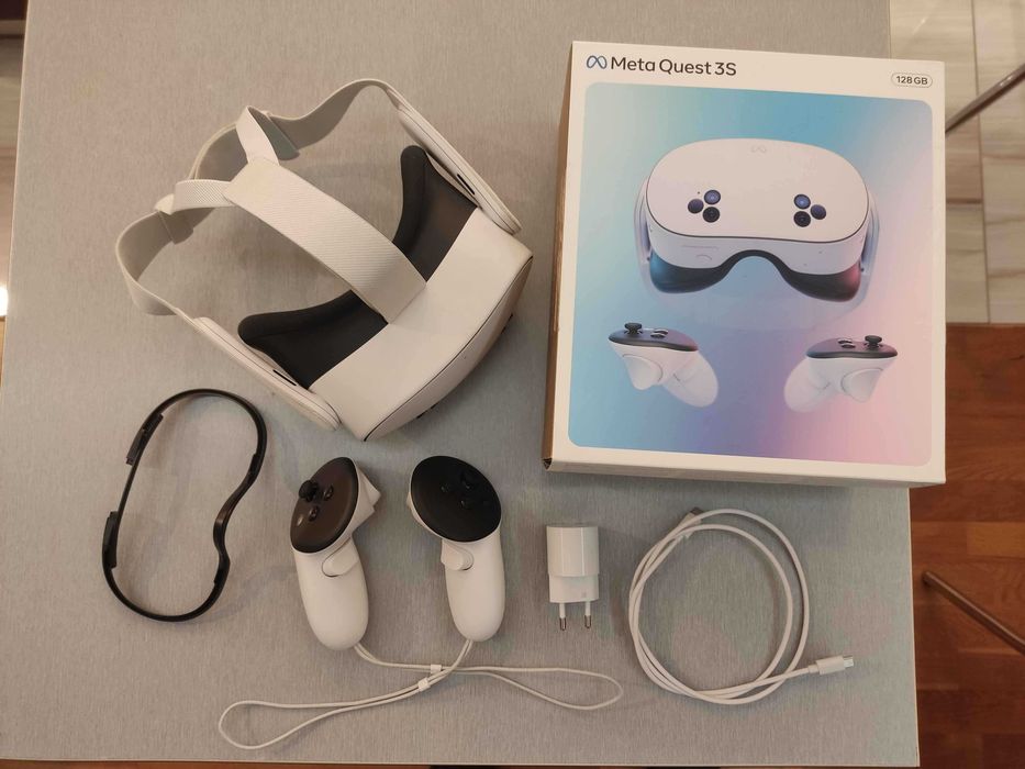 Gogle VR Meta Quest 3S 128gb + przewód PCVR