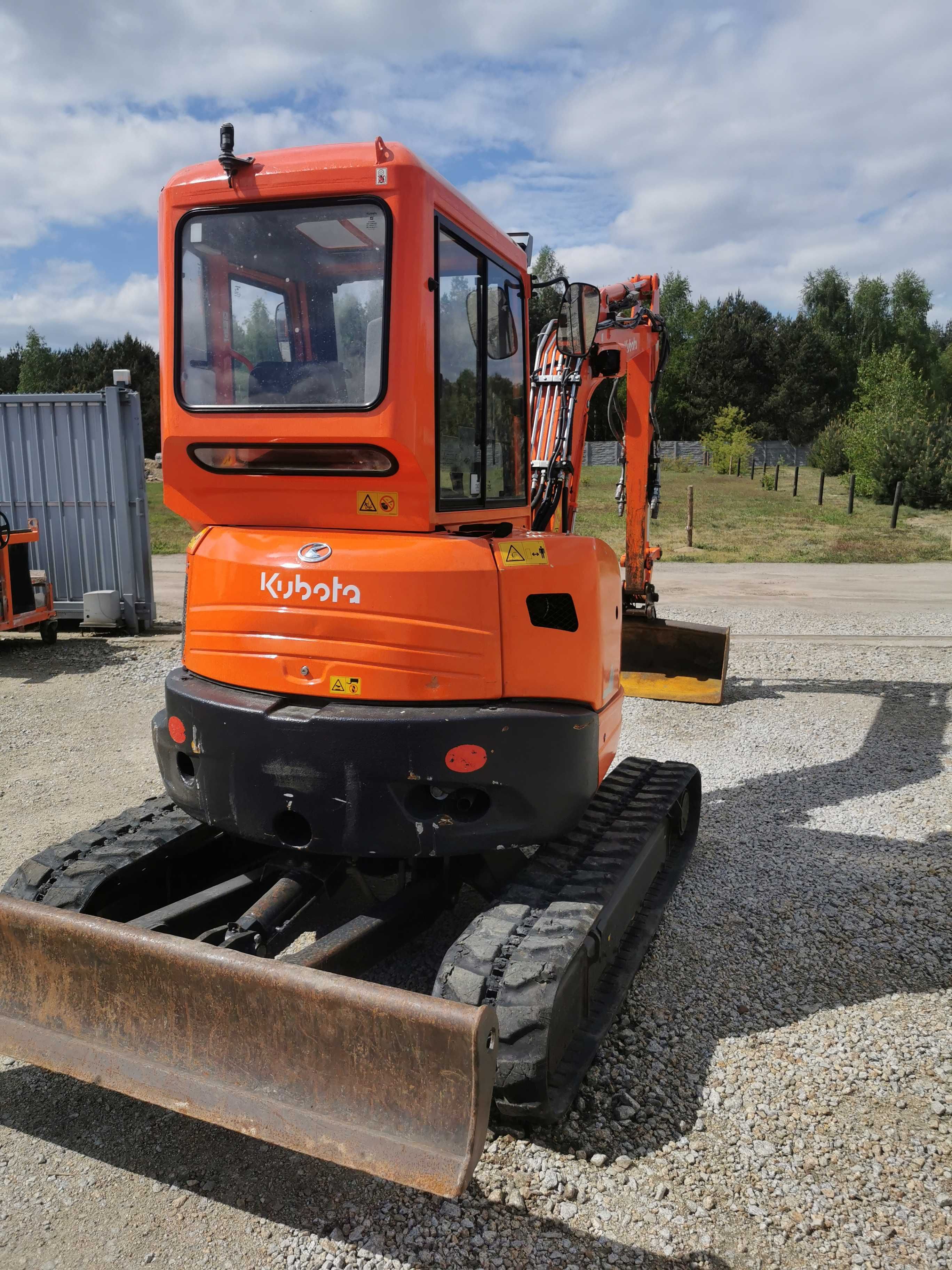 Koparka Kubota U 35 - 3 α 3 minikoparka 2017 rok !!! 3590 kg.