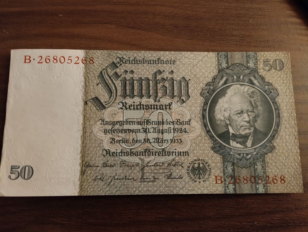 Stary banknot 50 marek 1924r
