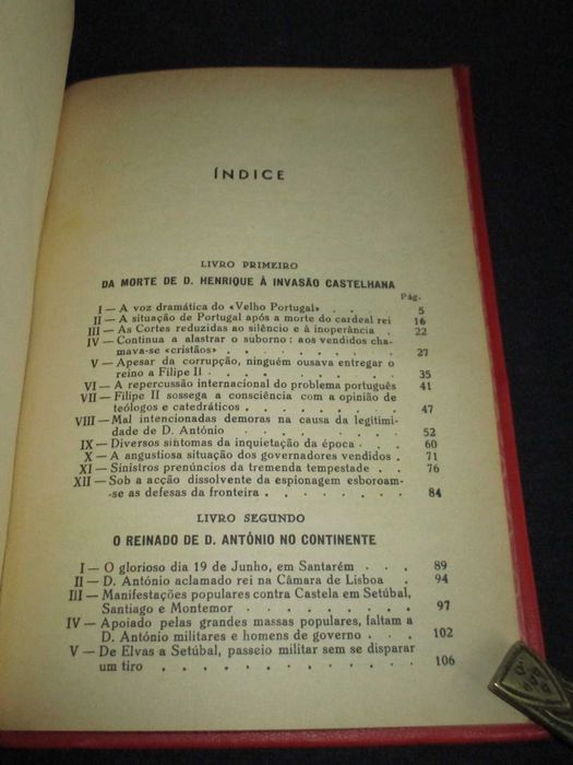 Livro O Prior do Crato contra Filipe II Mário Domingues