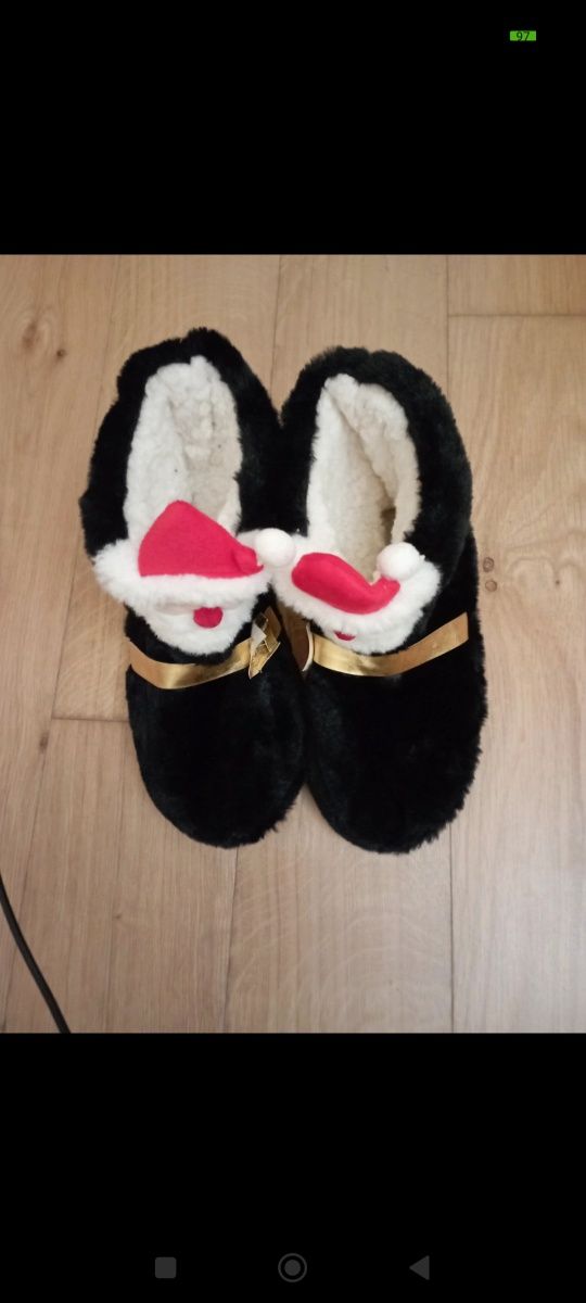 Pantufas de pai Natal