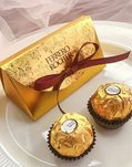 Pudełka na prezenty Ferrero roche ślub wesele upominek dla gości