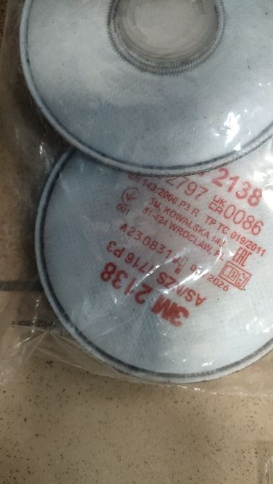 Maska 3M serii 6000 rozmiar M  filtr pyłowy gazowy ABEK1 6059