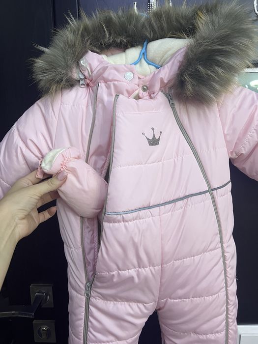 Комбез на овчине на девочку.