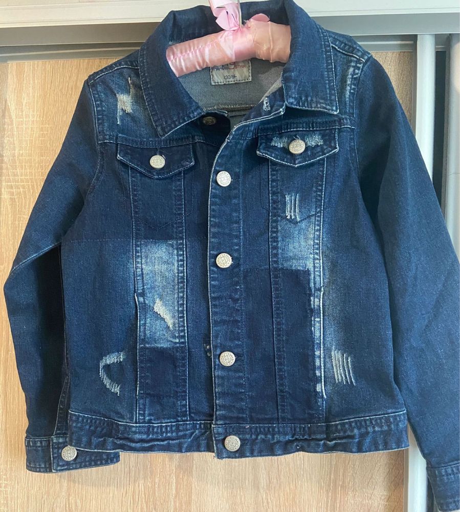 Курточка піджак джинсовая детская