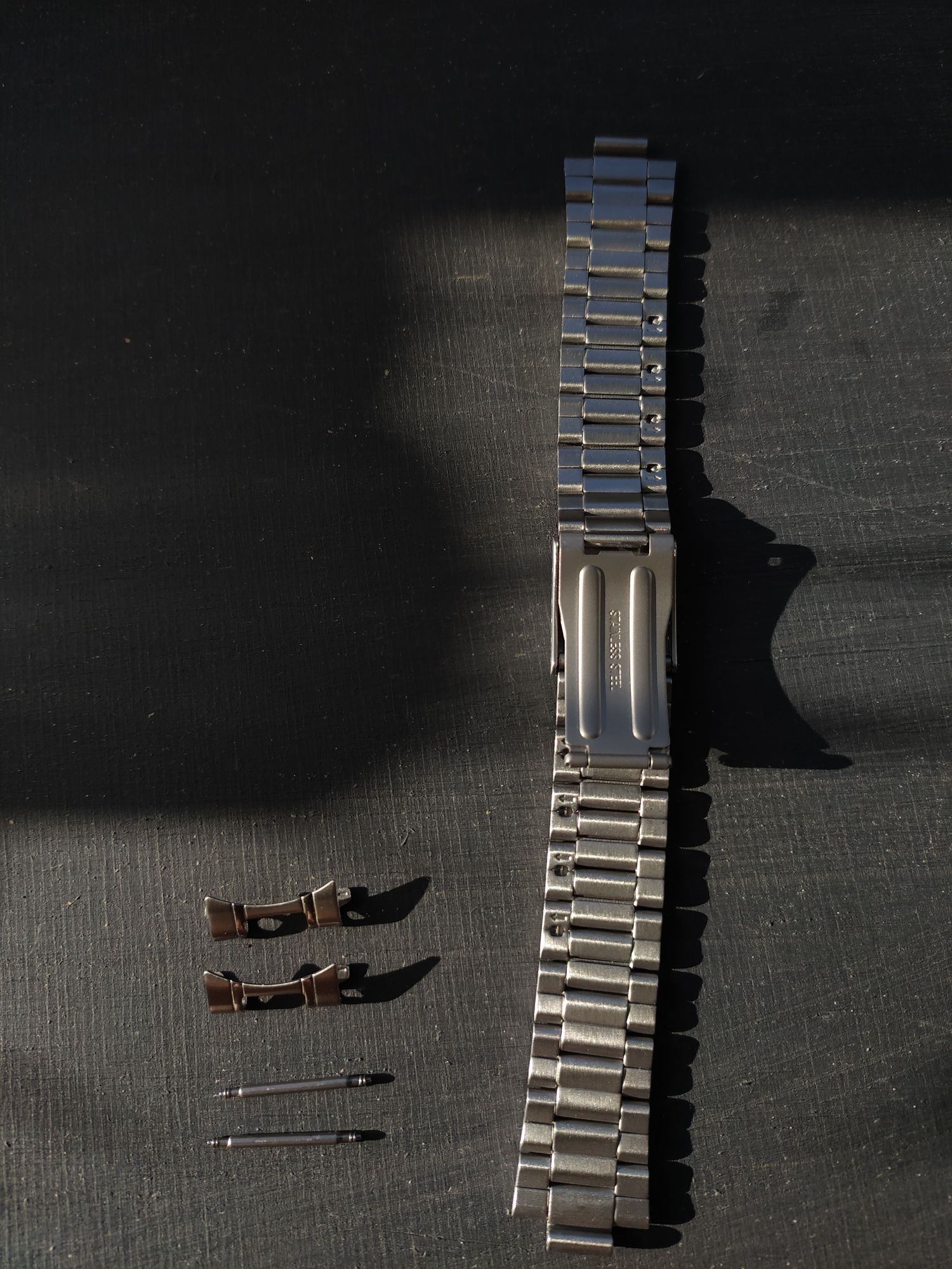Ремінець, браслет, метал, оригінал Casio, 20мм