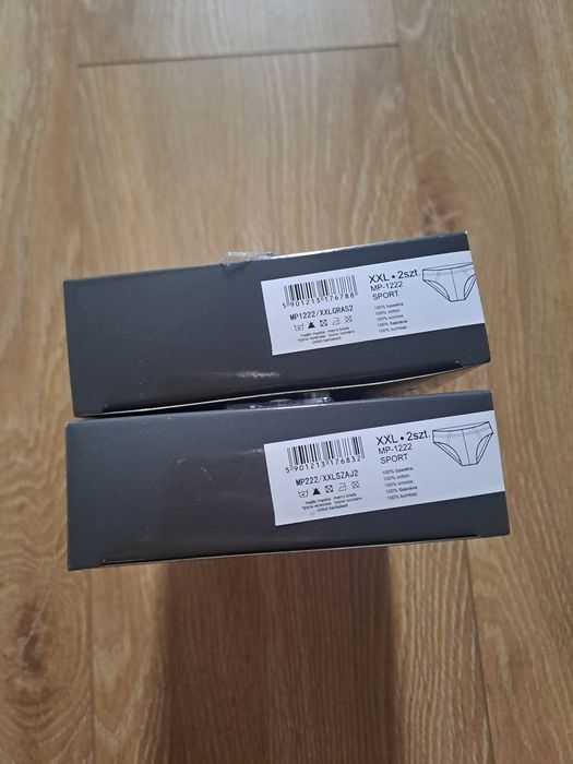 4x Slipy męskie Atlantic SPORT, rozmiar XXL, bawełna