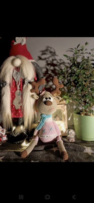 Duży renifer maskotka/pluszak