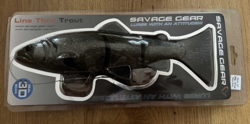 Savage Gear Line Thru Trout 30cm 3D – stara seria, kolekcjonerska
