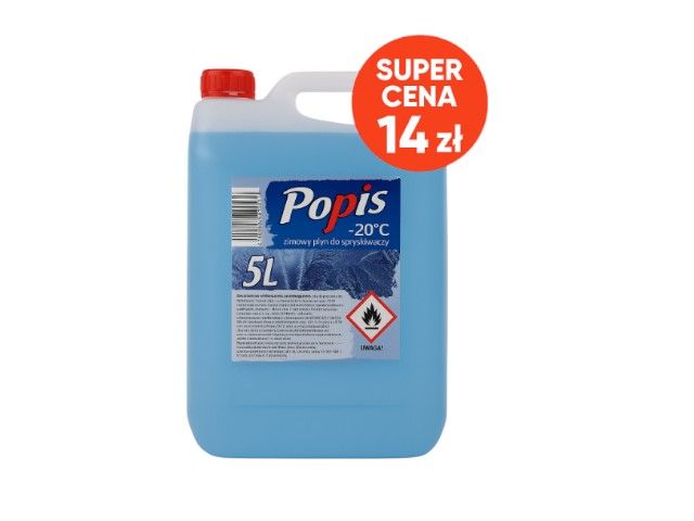 Płyn do spryskiwaczy PoPis Zimowy  Zapachowy Pachnący 5L