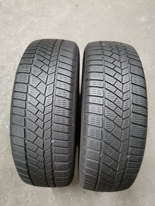 195/65R16  dwie opony zimowe Continental 17r