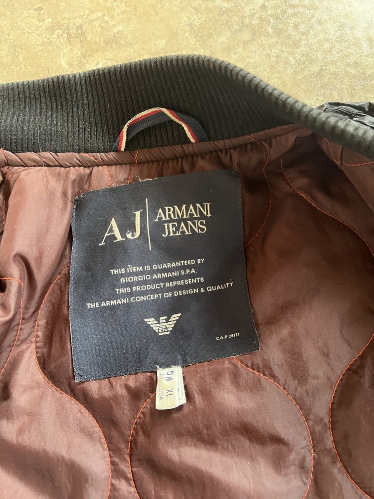 Męska kurtka Armani Jeans w kolorze czarnym