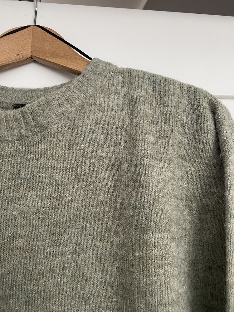 Sweter H&M wełna moher XS