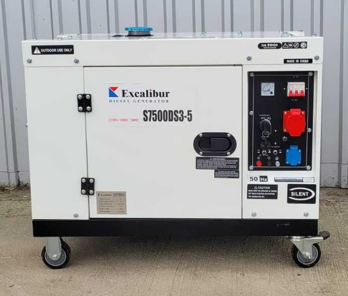 Agregat prądotwórczy Excalibur S7500DDS3 5,5 kW