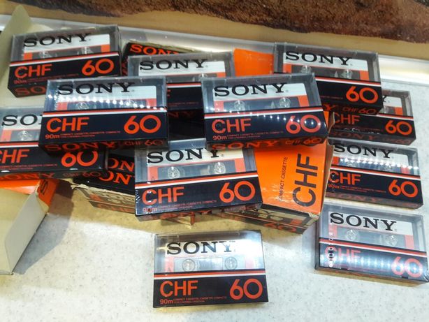 Аудиокассеты  Сони 60 мин. в ориг. блоке - коробке .Для коллекций .