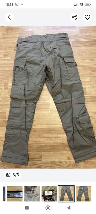 Бойові штани від Carinthia Combat CCT Oliva CM5 Reg. 54 CM4 Multicam R