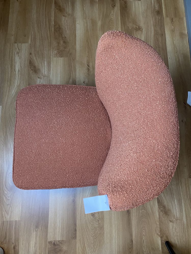 Rewelacyjny, wygodny fotel w tkaninie boucle