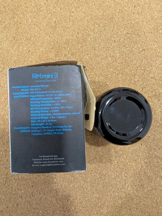 Broadlink RM MINI 3 Controlo Remoto IR | Sistema IR 360º